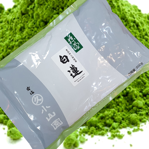 소산원 일본말차 업소용 500g 백련 말차라떼 베이킹 카페용 녹차가루 MATCHA powdered greentea